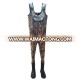 MAX-4 camouflage neoprene  fishing wader with chest pocket