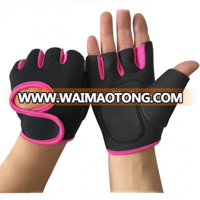 High quality half finger dumbbell exercise weight lifting non-slip palm workout training gym gloves/sport gloves