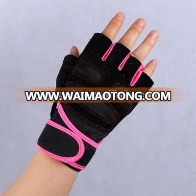 Customized best men Anti-Slip Sport Motorcycle Bike training half finger gym gloves/fitness workout gloves