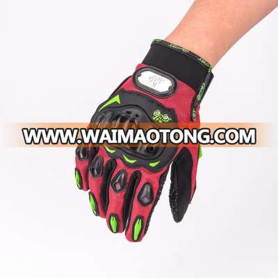 New Arrival Winter outdoor customized color design  full finger protective motorcycle riding cycling sport gloves