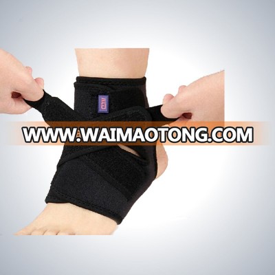 Comfortable adjustable lightweight  compression neoprene ankle protector brace/ankle wraps/ankle support