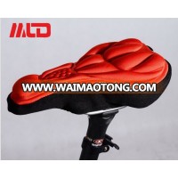 durable leather/plastic Hot sell promotional Comfortable neoprene breathable bicycle seat pad cover/bike saddle cover