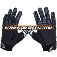 Stick Silicone Gripping Technology Custom American Football Receiver Gloves